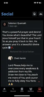 Prayer Social android App screenshot 6